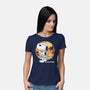 Beagle Sun Block-Womens-Basic-Tee-Studio Mootant
