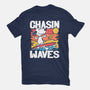 Beagle Summer Surf-Mens-Basic-Tee-Studio Mootant