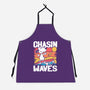 Beagle Summer Surf-Unisex-Kitchen-Apron-Studio Mootant