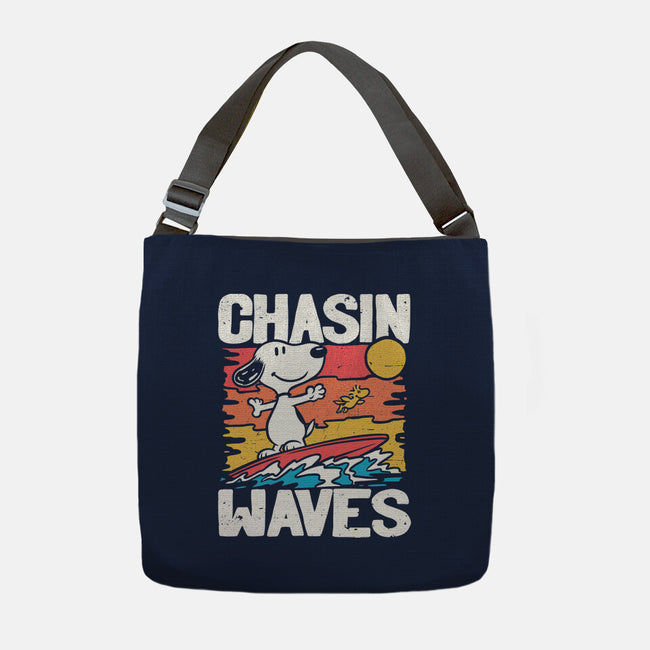 Beagle Summer Surf-None-Adjustable Tote-Bag-Studio Mootant