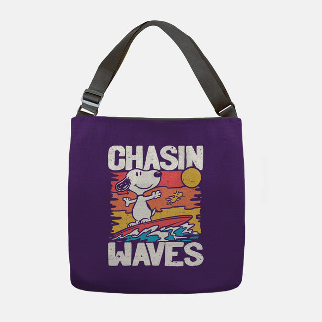 Beagle Summer Surf-None-Adjustable Tote-Bag-Studio Mootant