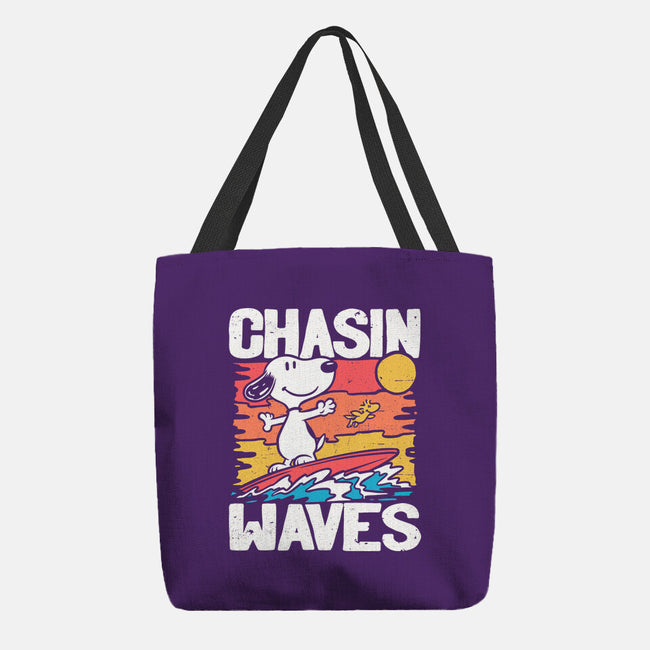Beagle Summer Surf-None-Basic Tote-Bag-Studio Mootant