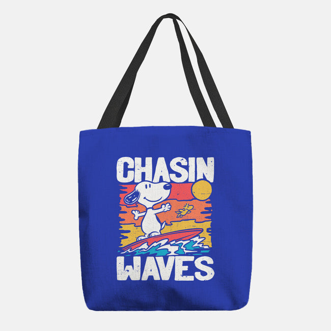 Beagle Summer Surf-None-Basic Tote-Bag-Studio Mootant