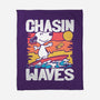 Beagle Summer Surf-None-Fleece-Blanket-Studio Mootant