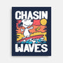 Beagle Summer Surf-None-Stretched-Canvas-Studio Mootant