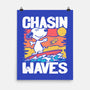Beagle Summer Surf-None-Matte-Poster-Studio Mootant