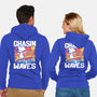 Beagle Summer Surf-Unisex-Zip-Up-Sweatshirt-Studio Mootant