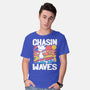Beagle Summer Surf-Mens-Basic-Tee-Studio Mootant