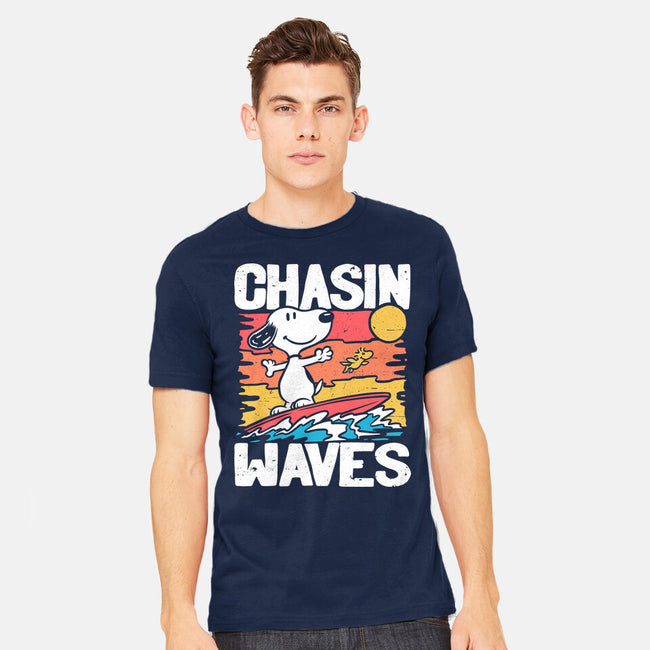 Beagle Summer Surf-Mens-Heavyweight-Tee-Studio Mootant