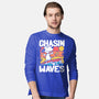 Beagle Summer Surf-Mens-Long Sleeved-Tee-Studio Mootant