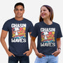 Beagle Summer Surf-Unisex-Basic-Tee-Studio Mootant