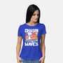 Beagle Summer Surf-Womens-Basic-Tee-Studio Mootant