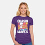 Beagle Summer Surf-Womens-Fitted-Tee-Studio Mootant