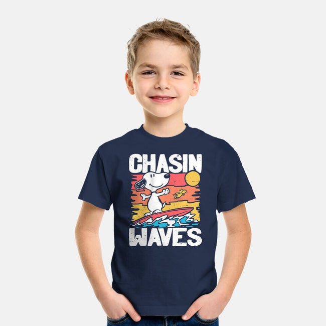 Beagle Summer Surf-Youth-Basic-Tee-Studio Mootant
