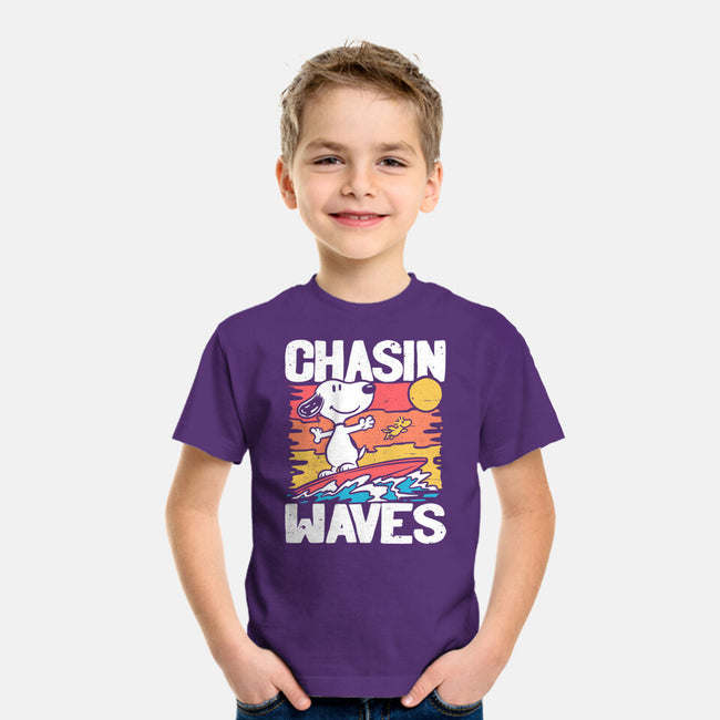 Beagle Summer Surf-Youth-Basic-Tee-Studio Mootant