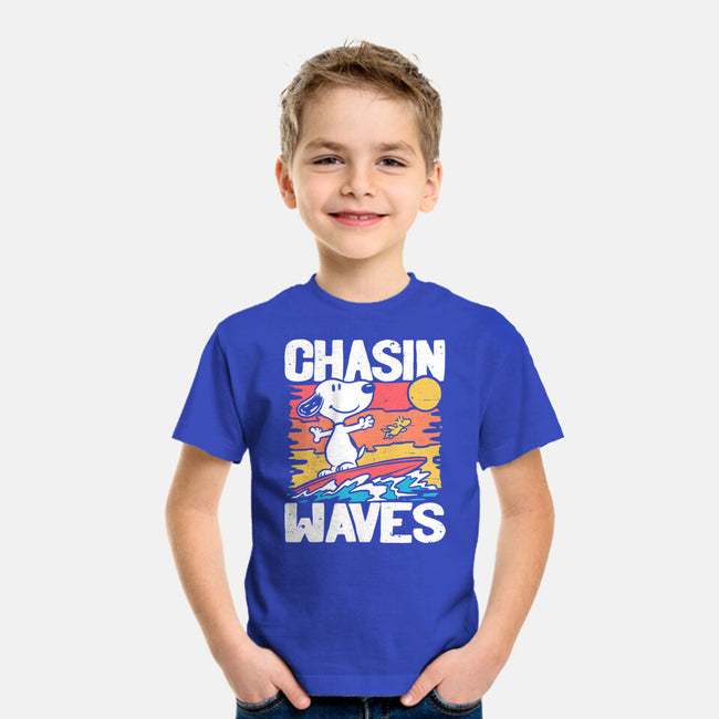 Beagle Summer Surf-Youth-Basic-Tee-Studio Mootant