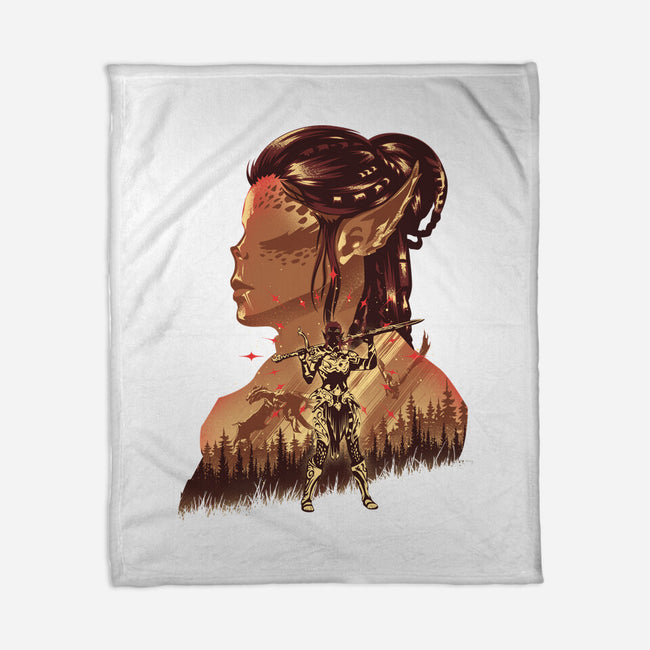 Githyanki Fighter-None-Fleece-Blanket-hypertwenty