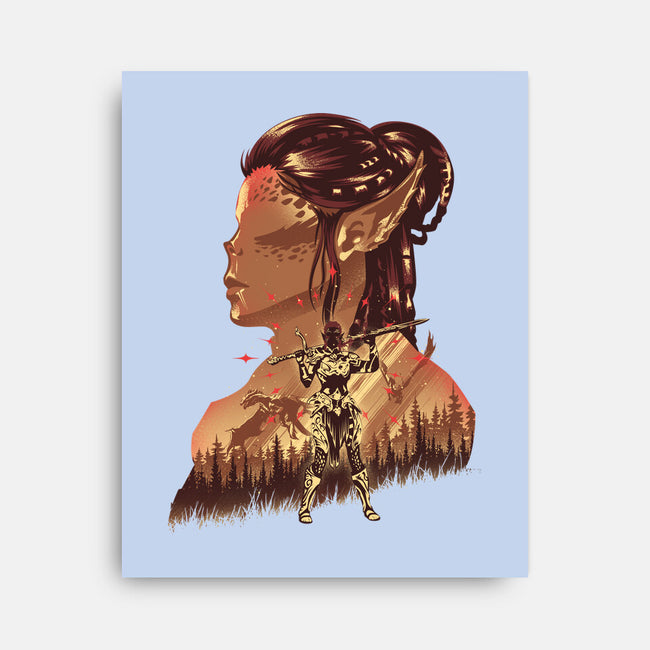 Githyanki Fighter-None-Stretched-Canvas-hypertwenty