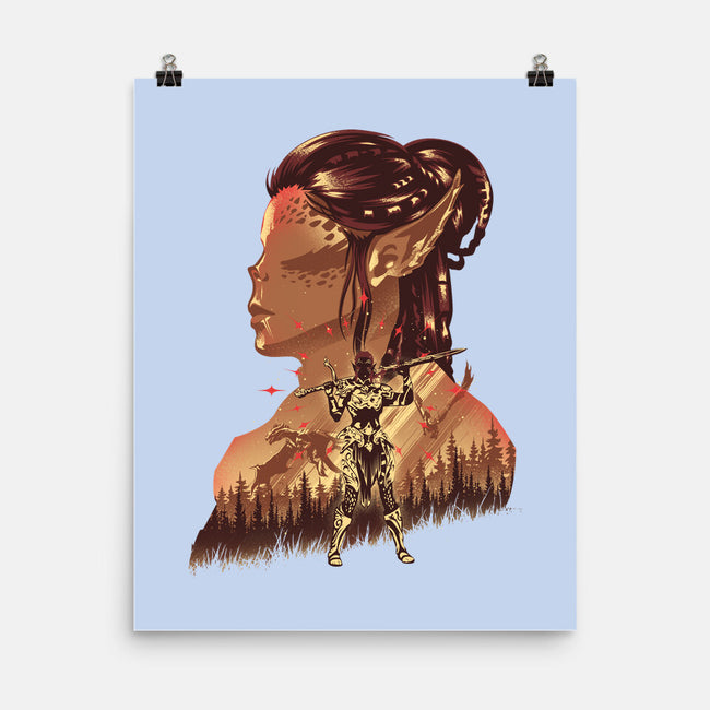 Githyanki Fighter-None-Matte-Poster-hypertwenty