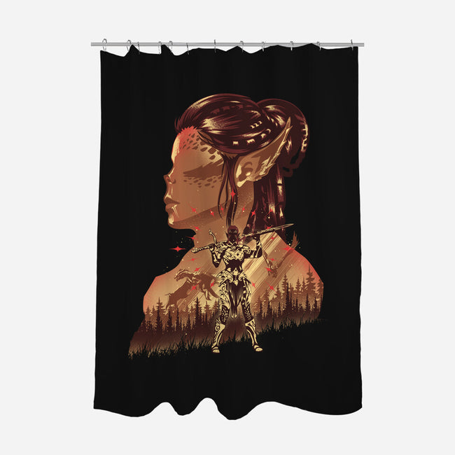 Githyanki Fighter-None-Polyester-Shower Curtain-hypertwenty