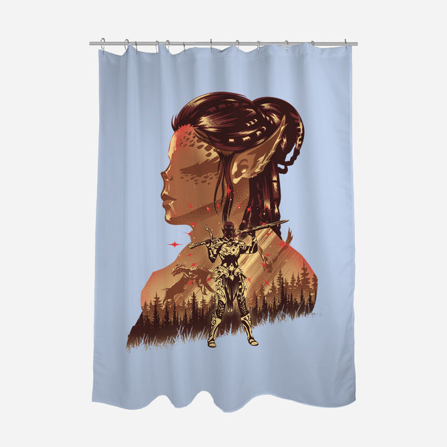 Githyanki Fighter-None-Polyester-Shower Curtain-hypertwenty