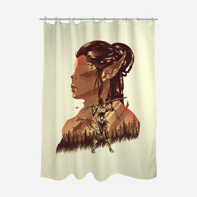 Githyanki Fighter-None-Polyester-Shower Curtain-hypertwenty