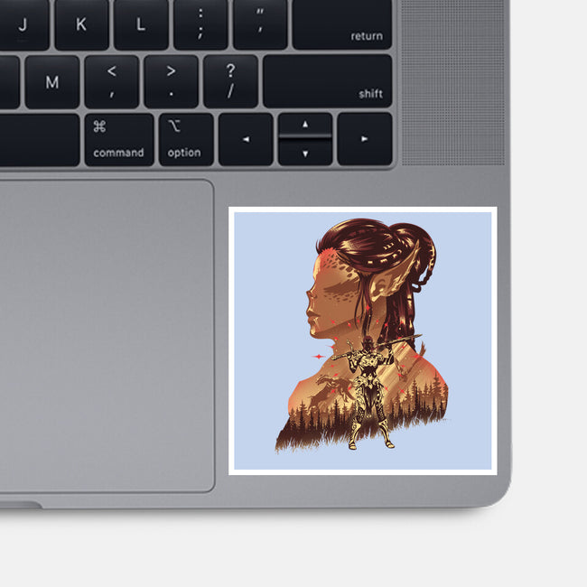 Githyanki Fighter-None-Glossy-Sticker-hypertwenty