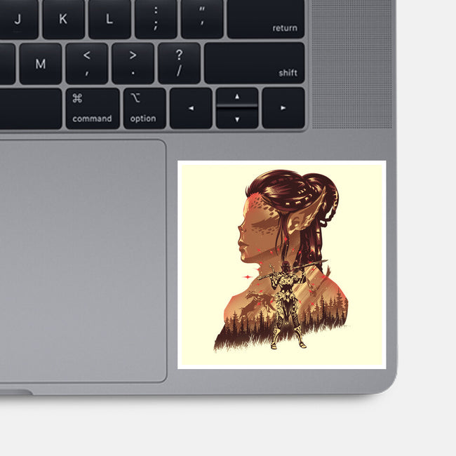 Githyanki Fighter-None-Glossy-Sticker-hypertwenty