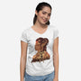 Githyanki Fighter-Womens-V-Neck-Tee-hypertwenty