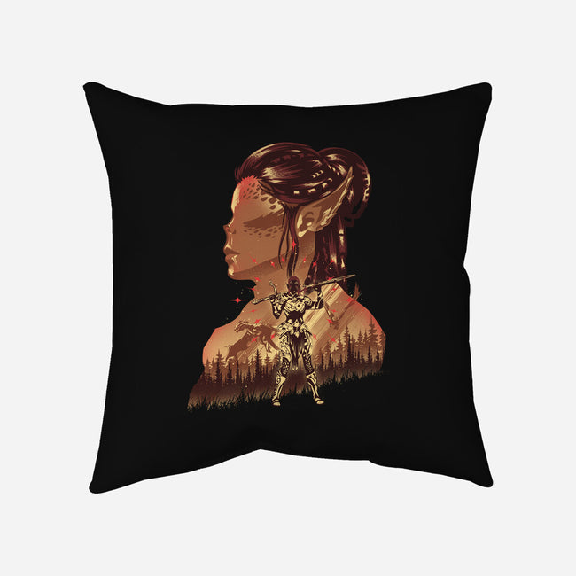 Githyanki Fighter-None-Removable Cover w Insert-Throw Pillow-hypertwenty
