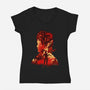 Barbarian Tiefling-Womens-V-Neck-Tee-hypertwenty