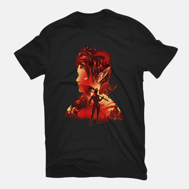 Barbarian Tiefling-Mens-Heavyweight-Tee-hypertwenty