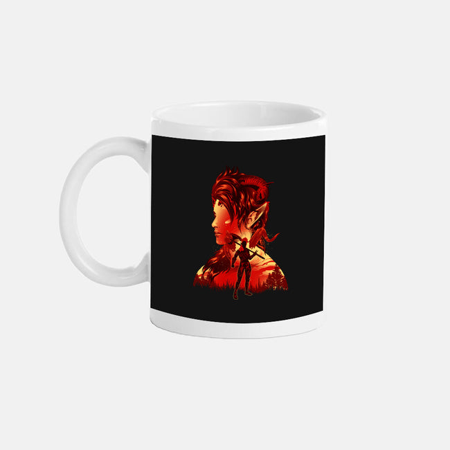 Barbarian Tiefling-None-Mug-Drinkware-hypertwenty