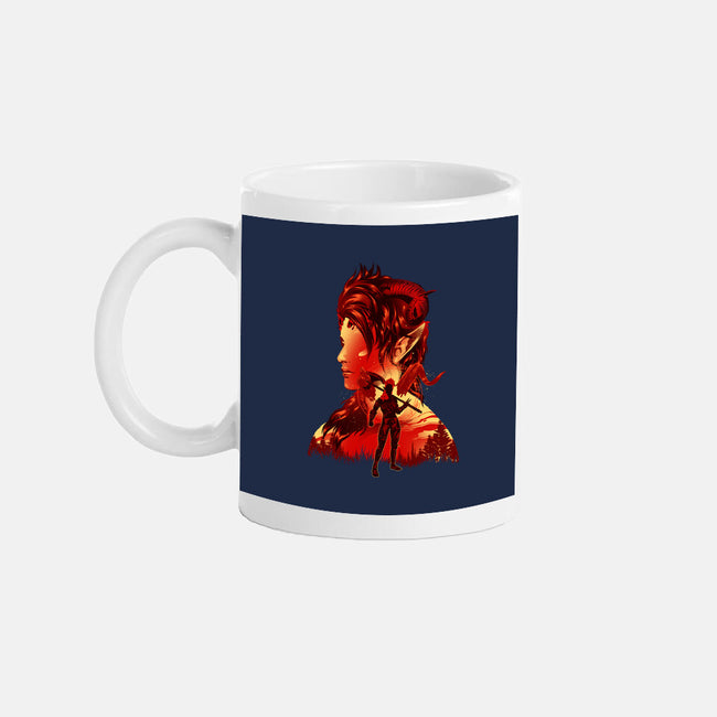 Barbarian Tiefling-None-Mug-Drinkware-hypertwenty
