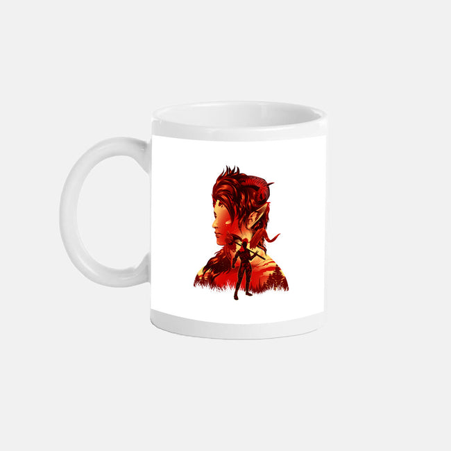 Barbarian Tiefling-None-Mug-Drinkware-hypertwenty