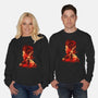 Barbarian Tiefling-Unisex-Crew Neck-Sweatshirt-hypertwenty