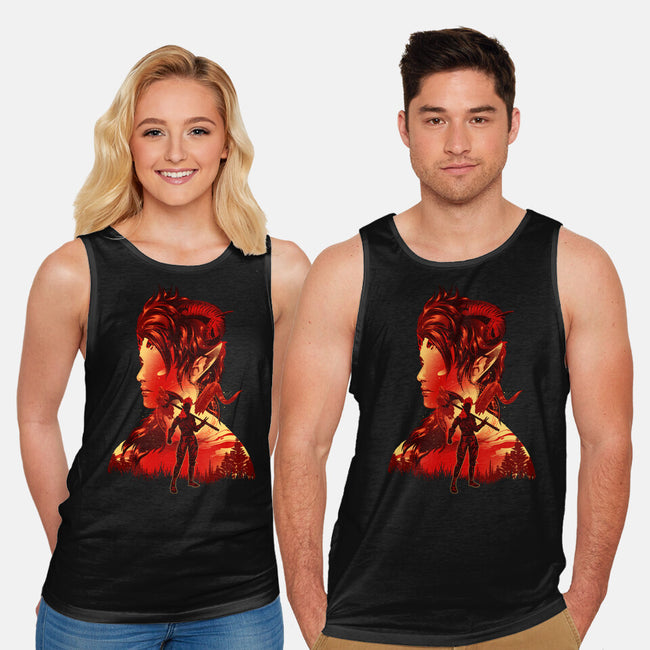 Barbarian Tiefling-Unisex-Basic-Tank-hypertwenty