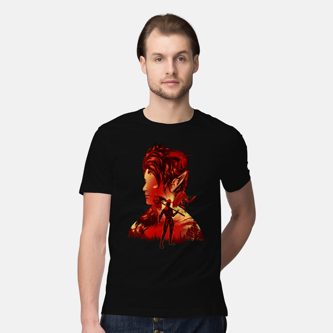 Barbarian Tiefling-Mens-Premium-Tee-hypertwenty