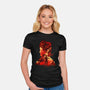 Barbarian Tiefling-Womens-Fitted-Tee-hypertwenty