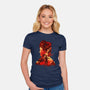 Barbarian Tiefling-Womens-Fitted-Tee-hypertwenty