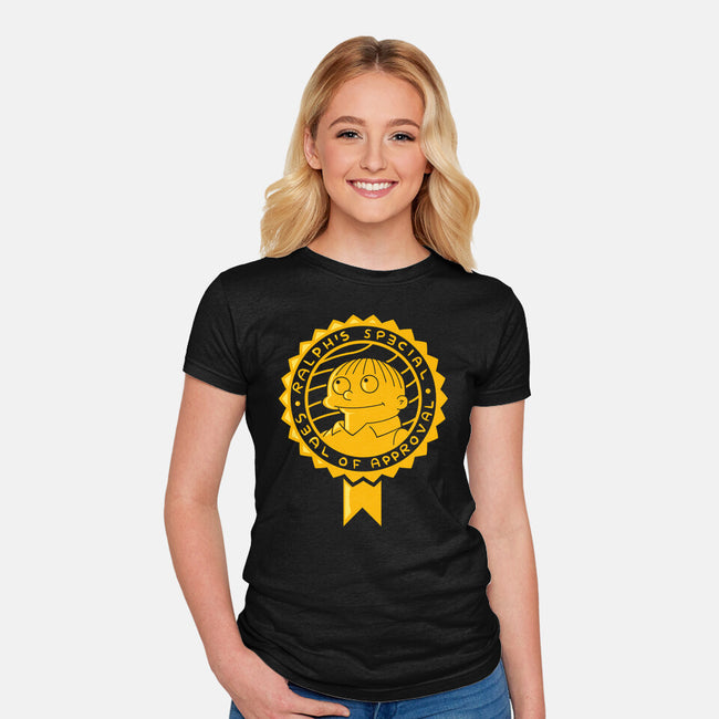 Special Seal-Womens-Fitted-Tee-demonigote