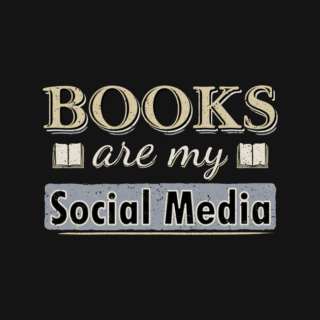 Books Are My Social Media-None-Basic Tote-Bag-NMdesign