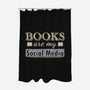 Books Are My Social Media-None-Polyester-Shower Curtain-NMdesign