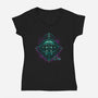 Call Me Big Daddy-Womens-V-Neck-Tee-yumie