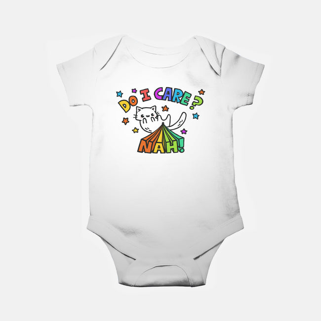 Do I Care-Baby-Basic-Onesie-Wenceslao A Romero
