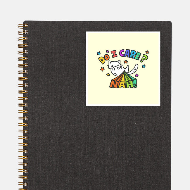 Do I Care-None-Glossy-Sticker-Wenceslao A Romero