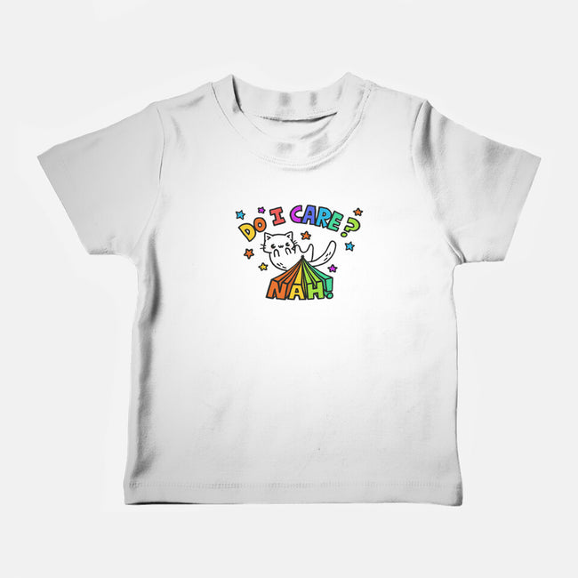 Do I Care-Baby-Basic-Tee-Wenceslao A Romero