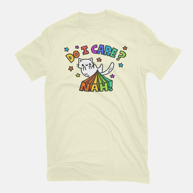 Do I Care-Mens-Basic-Tee-Wenceslao A Romero