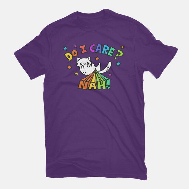 Do I Care-Mens-Basic-Tee-Wenceslao A Romero