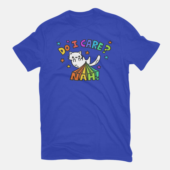 Do I Care-Womens-Basic-Tee-Wenceslao A Romero